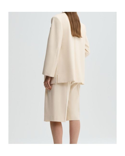 By Malene Birger Natural Adele Single-Breasted Blazer