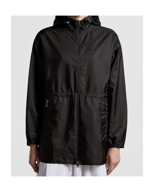 Moncler Black Wete Hooded Jacket