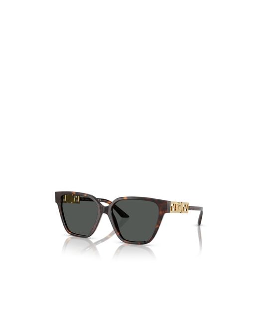 Versace Multicolor Greca Strass Butterfly-Frame Sunglasses