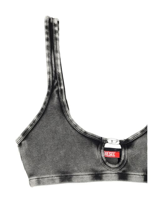 DIESEL Gray Florence-Dnm Oval D Soft Bra