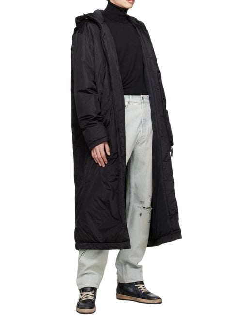 Golden Goose Deluxe Brand Black Star Printed Hooded Jacket for men