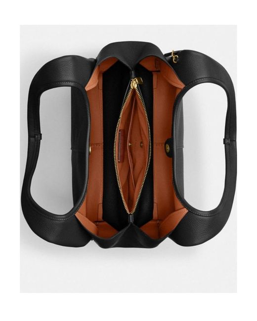 COACH Black Top Handle Shoulder Bag