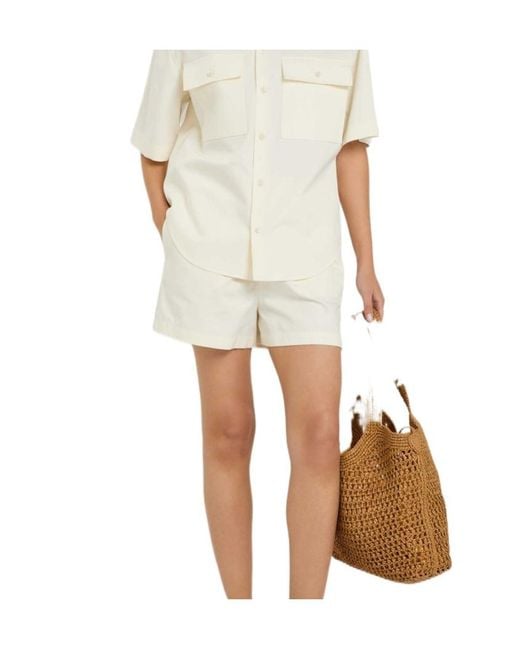 Tod's White Minimalist Casual Versatile Shorts