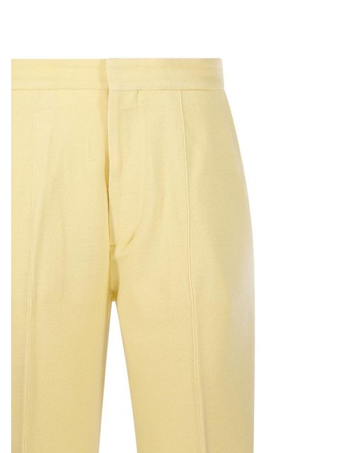 Forte_forte Yellow Straight Leg Pants