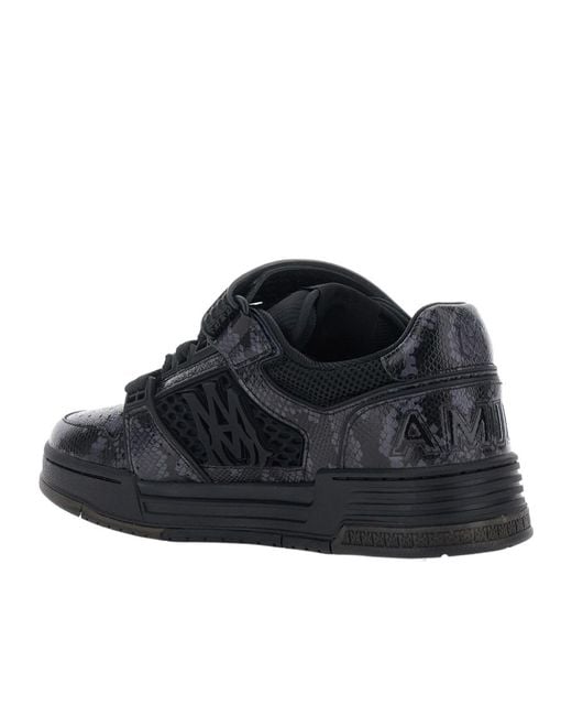 Amiri Black Round-Toe Sneakers for men