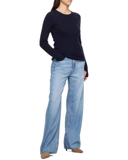 Rag & Bone Blue Straight-Leg Denim Trousers