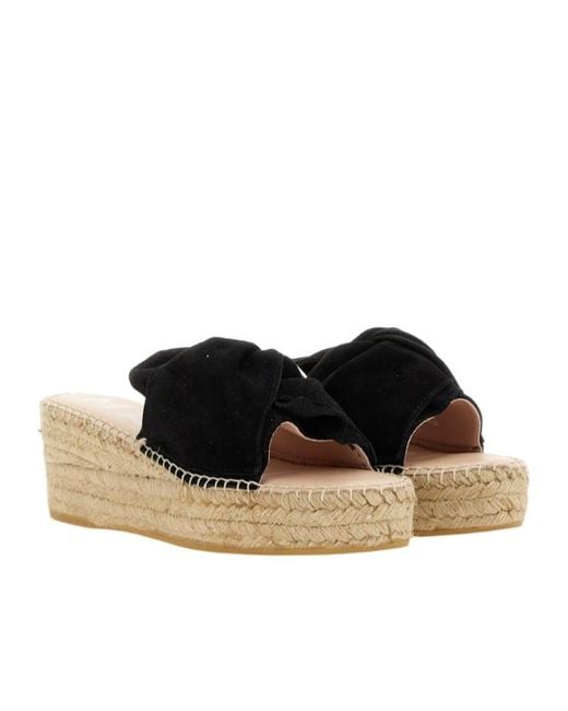 Manebí Black Manebí Knot Detail Flat Shoes