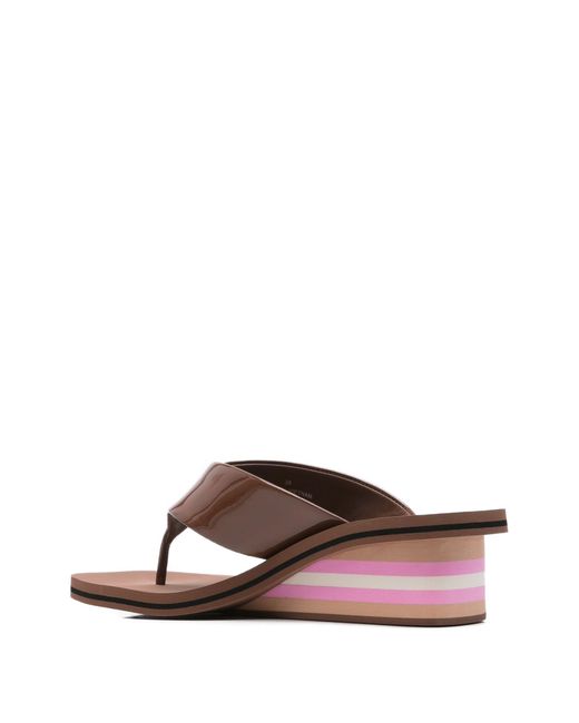 Chloé Brown Chloé Swimming Cool Wedge Heeled Sandals