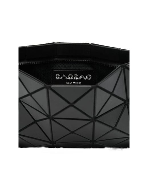 Issey Miyake Black Lucent Geometric Crossbody Bag