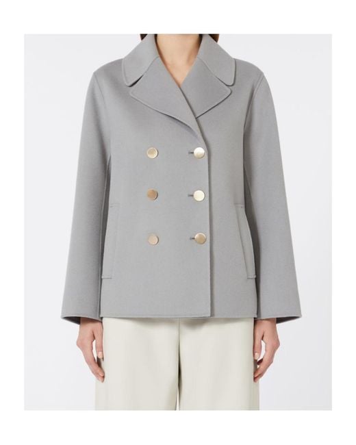 Max Mara Gray 'S Margot Double-Breasted Tailored Blazer