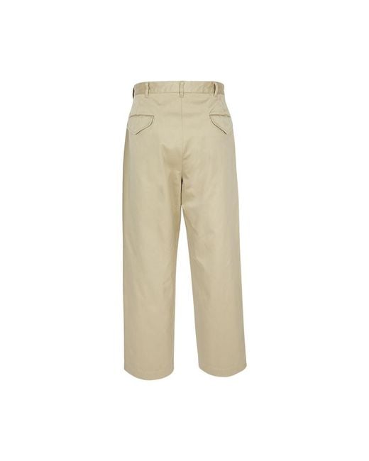 Nanamica Natural Casual Pants With Belt Loops for men