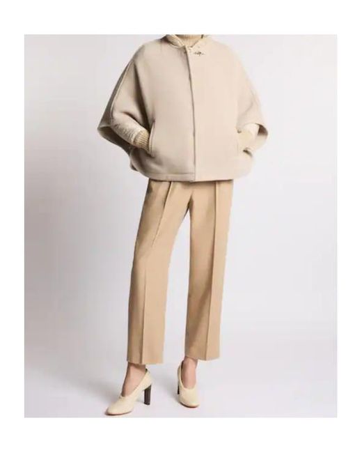 Fay Natural 3-In-1 Double-Sided Cape Coat
