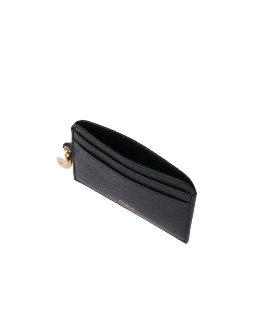 Chloé Black Rectangular Clip