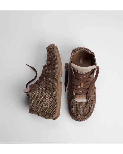 Dior Brown Roadie Lace-Up Boot for men
