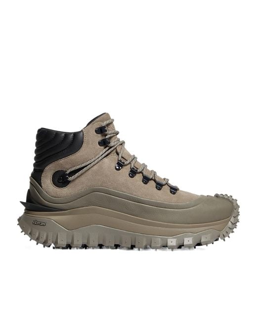 Moncler Brown Trailgrip High-Top Sneakers for men