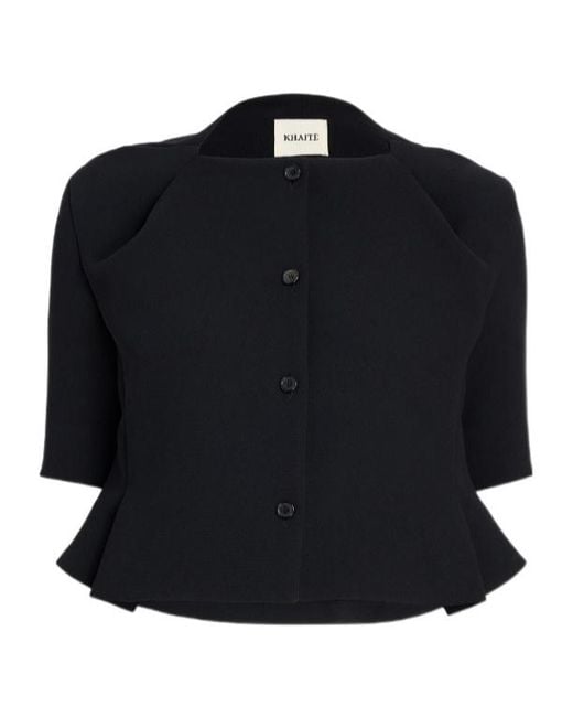 Khaite Black Franc Jacket