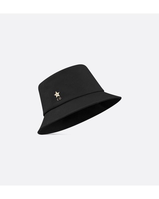 Dior Teddy-D Narrow Brim Bucket Hat in Black | Lyst
