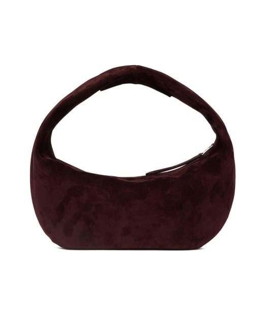 Khaite White Olivia Zipped Medium Shoulder Bag