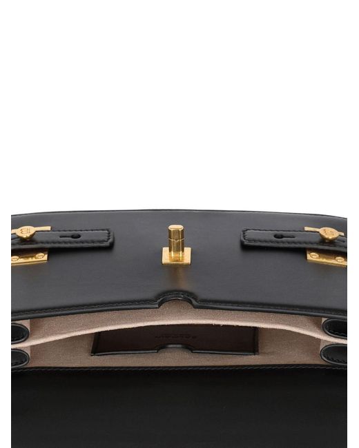 Balmain Black B-Buzz 24 Strapped Shoulder Bag