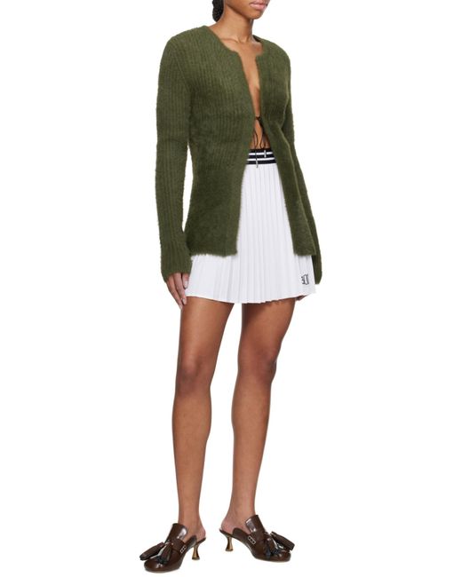 Bode Black Court Miniskirt