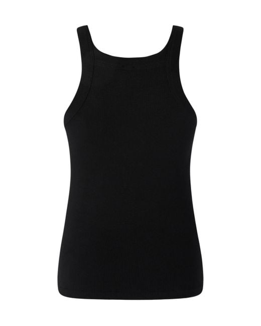 Pinko Black X Patrick Mcdowell Horse Print Ribbed Vest
