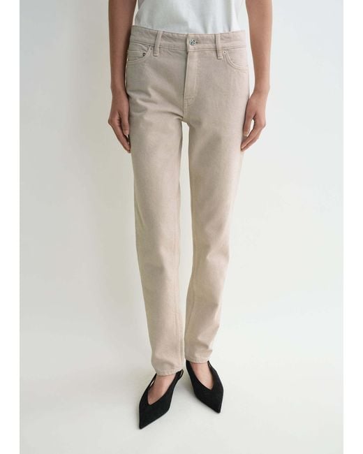 Totême Natural Belt-Loop Jeans