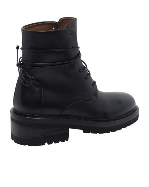Marsèll Black Marsèll Calzone Lace-Up Ankle Boots