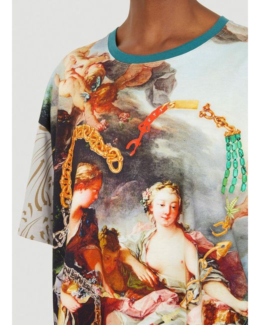 Vivienne Westwood Multicolor Boucher-Printed Crewneck T-Shirt