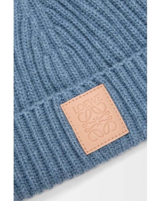 Loewe Blue Beanie for men
