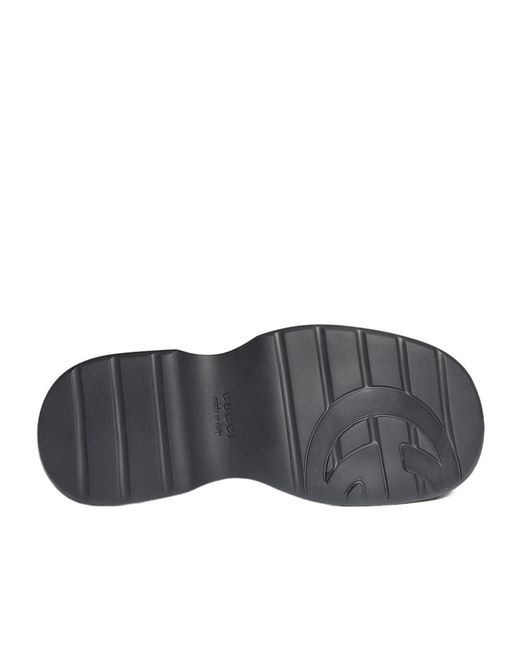 Gucci Black Chunky Loafer With Horsebit