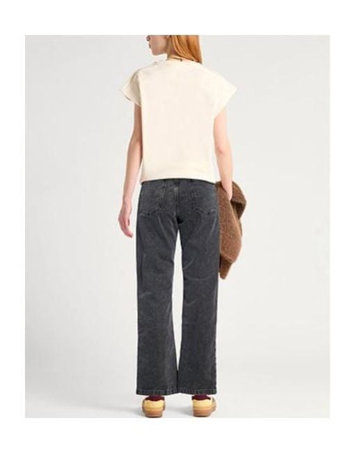 Isabel Marant Gray Denim Trousers