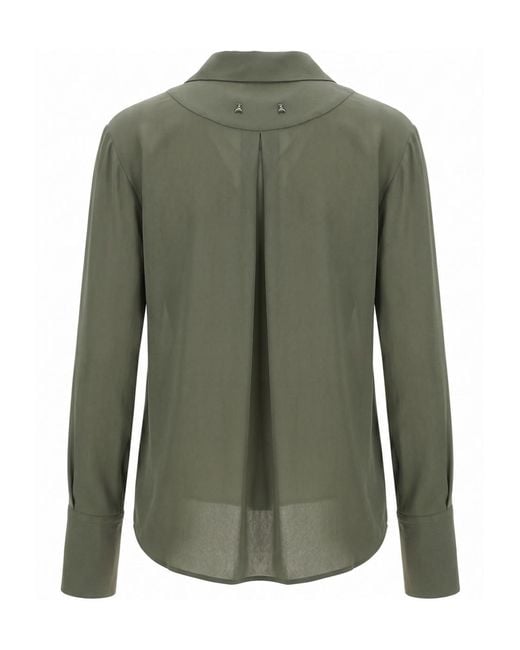 Patrizia Pepe Green Long-Sleeved Shirt