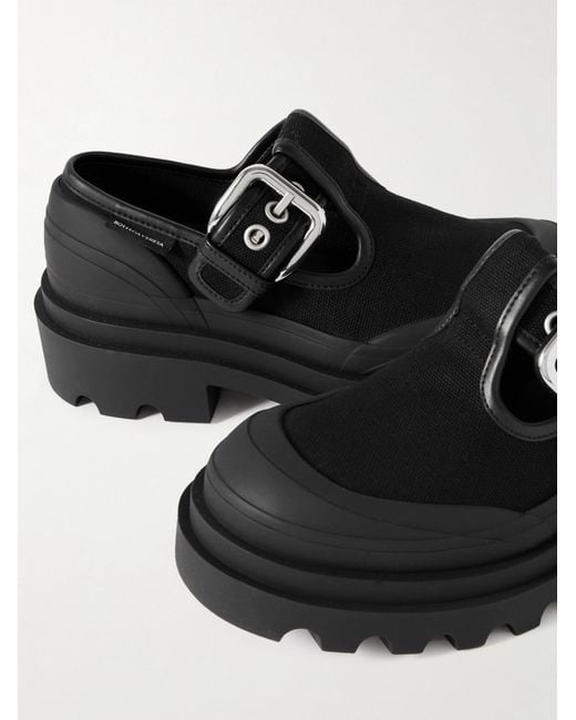 Bottega Veneta Black Trek Mary-Jane