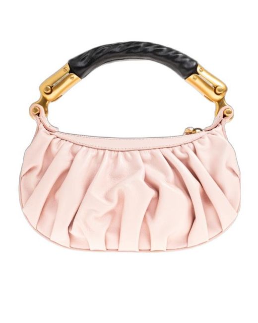 Balmain Pink Ebene Mini Bag