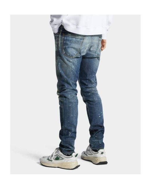 DSquared² Blue Medium Galaxy Wash Cool Guy Jeans for men
