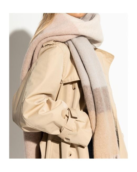 Ferragamo White Fringed Scarf