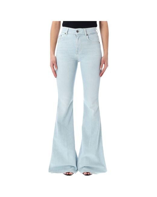 Haikure Blue Farrah Flared Jeans