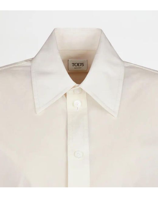 Tod's White Long-Sleeved Shirt
