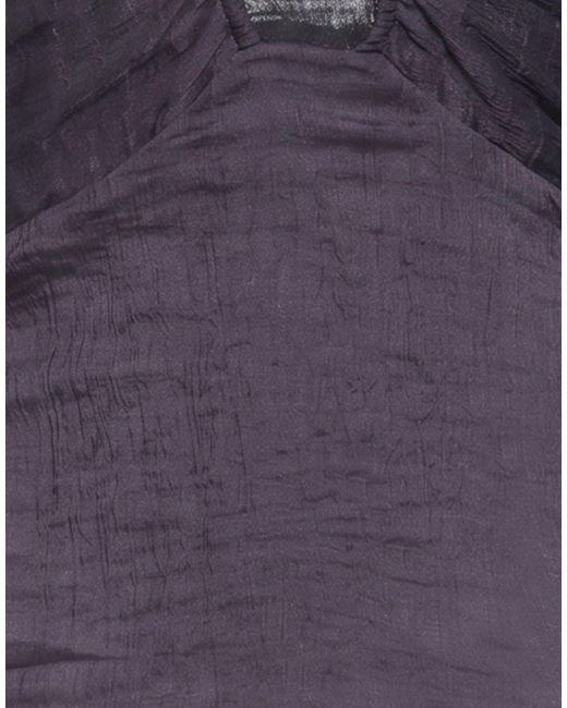 Isabel Marant Purple Off-Shoulder Sleeveless Top