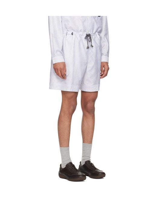 Kiko Kostadinov Blue Kyan Shorts for men