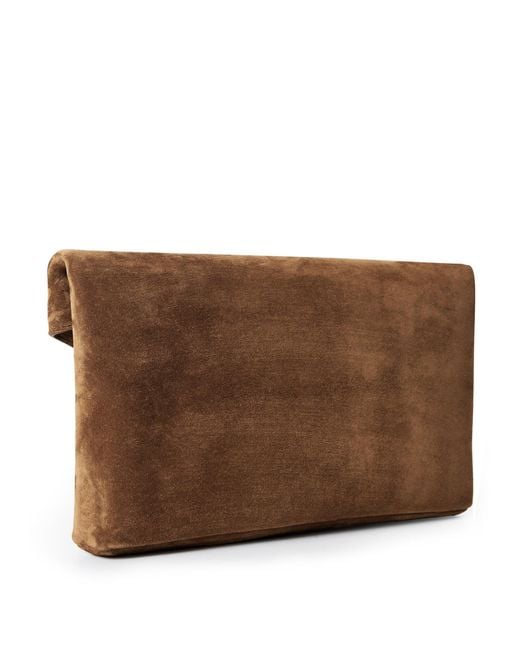 Saint Laurent Brown Small Storage Pouch