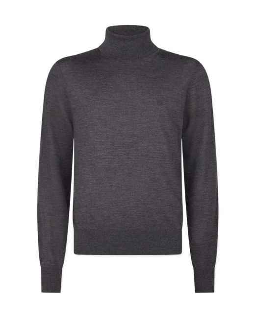 DSquared² Blue D2 Upside Down Turtleneck Pullover for men