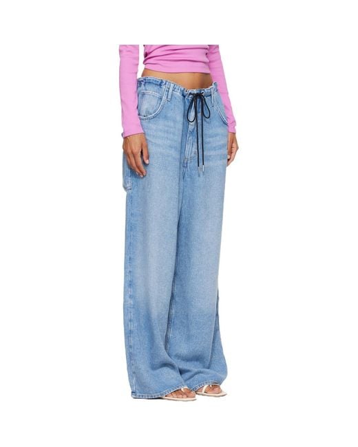 Agolde Blue Belt-Loop Jeans