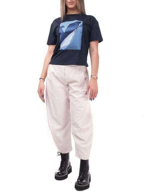Emporio Armani Blue Item O-Neck Short-Sleeved T-Shirt
