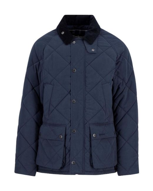 Barbour Blue Quilted Casual Jacket for men
