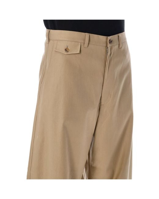 Comme des Garçons Natural Comme Des Garçons Homme Wide Leg Pants for men