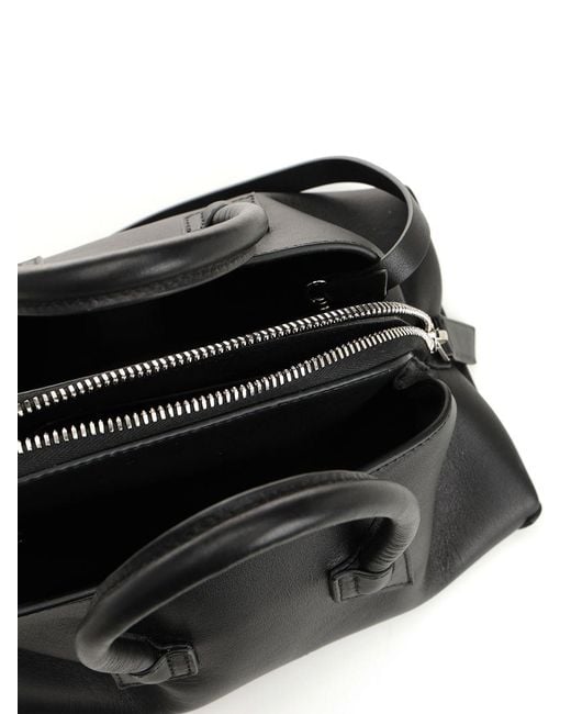 The Attico Black The La Passeggiata Mini Top Handle Bag