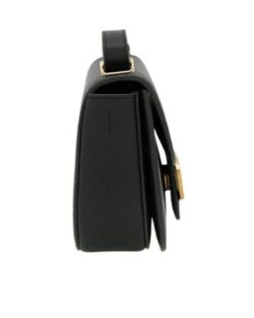 Ferragamo Black Double Gancini Mini Crossbody Bag