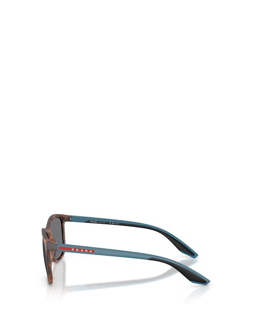 Prada Linea Rossa Gray Prada Eyewear Square Frame Sunglasses for men