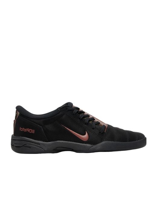 Nike Black Total 90 Tiempo Low-Top Sneakers for men
